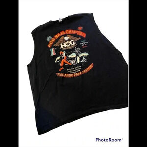 2014 HOG Baja Chapter Mexico Harley Owners Group Muscle Short Sz 2XL